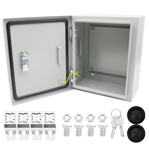 Steel Electrical Junction Box, 12 * 10 * 6 in Waterproof & Dustproof Electrical by AIRTAK