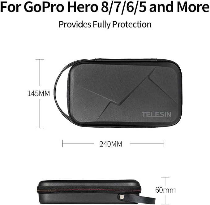 TELESIN Carry Case Waterproof Hard Carrying Bag - Image 6
