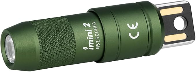 OLIGHT IMINI 2 EDC Rechargeable Keychain Flashlight, 50 Lumens Compact and by OLIGHT