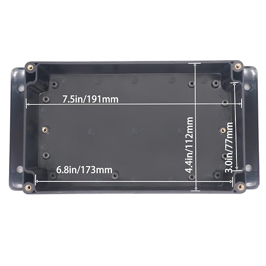 Watertight Junction Box, IP67 Waterproof Project Box Durable ABS Plastic - Image 5