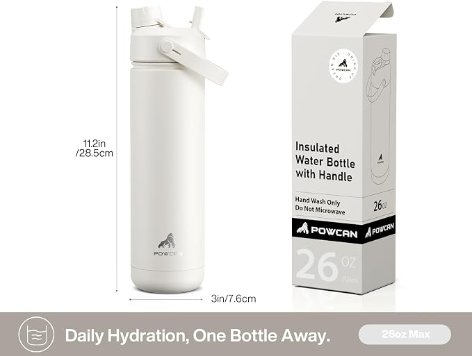 POWCAN 26 oz Insulated Water Bottle - Image 6