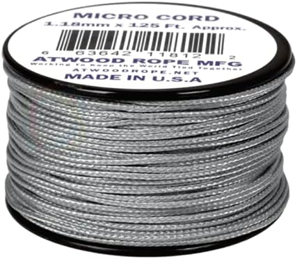 Atwood Rope MFG Micro Utility Cord 1.18mm X 125ft Reusable Spool | Tactical by AtwoodRopeMFG