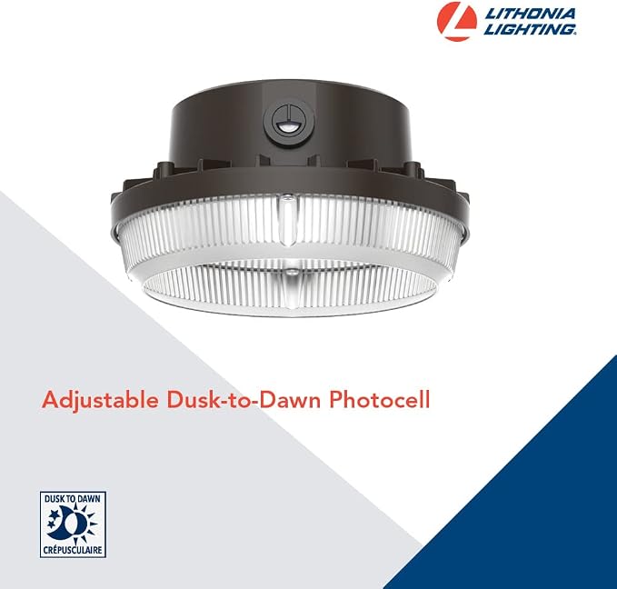 Lithonia Lighting BarnGuard LED Barn Light, Dusk to Dawn Outdoor Lighting - Image 3