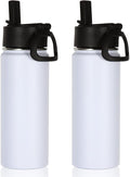 Volhoply 18oz Insulated Water Bottle Bulk 2 Pack, Kids Stainless Steel Water by LiveFully%EF%BC%8CDrinkFreely%E2%80%94KeepGoingwithVolhoply%EF%BC%81