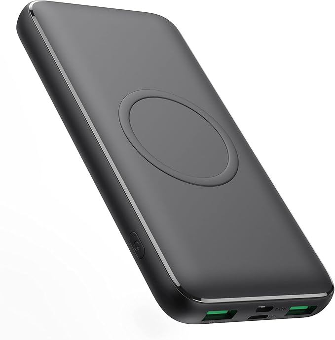 Wireless Portable Charger Power Bank, 13800mAh 15W Fast Wireless Charging 25W by HETP