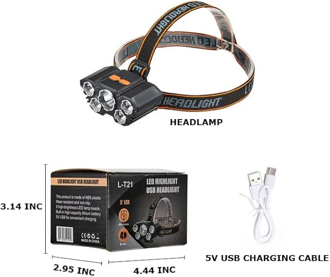 Rechargable Headlamp, Led Head Lamp - Image 8