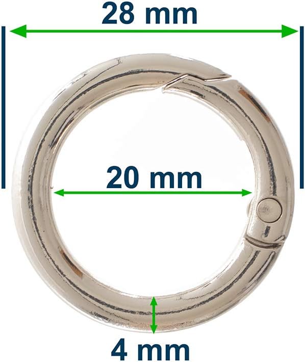Paracord Planet Spring Gate O Rings – Available in 3/4 Inch and 1 Inch Sizes – - Image 5