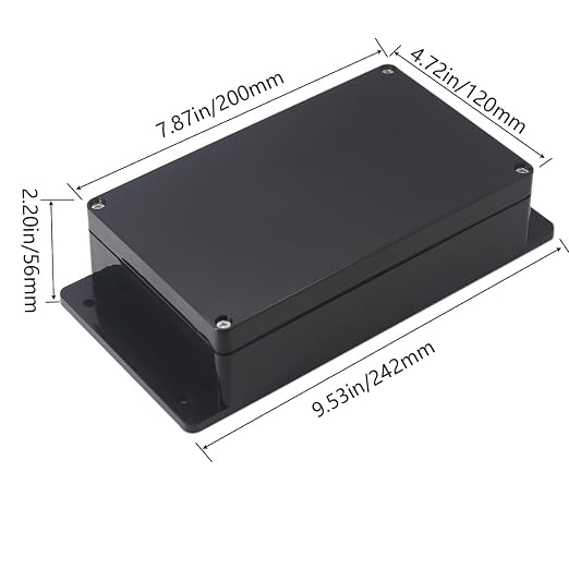 Junction Box IP65 Waterproof ABS Plastic Electrical Project Case Power Junction - Image 2