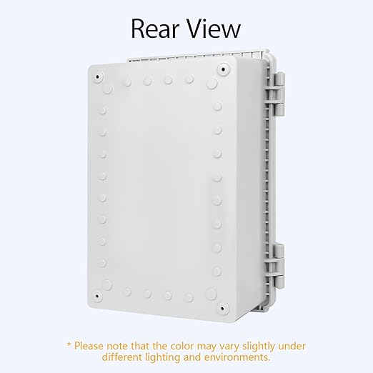 LeMotech Electrical Box, IP67 Waterproof Hinged Cover Stainless Steel Latch - Image 6