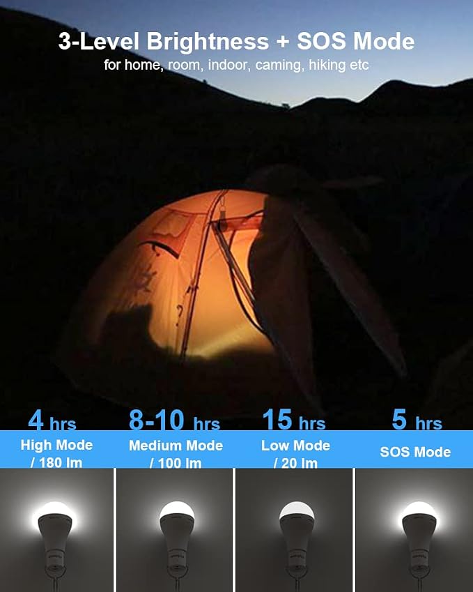 USB Rechargeable Light Bulbs - Image 2