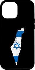 Israel National Flag Distressed Map Case by Unknown