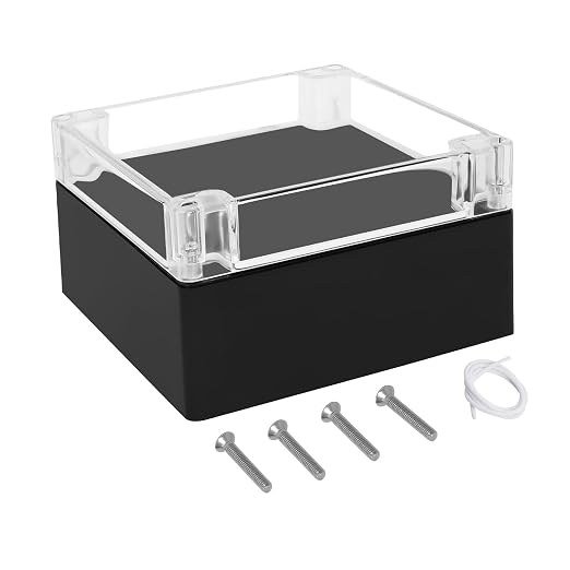 LeMotech Electrical Box Clear Cover Project Box IP65 Waterproof Junction Box by LeMotech