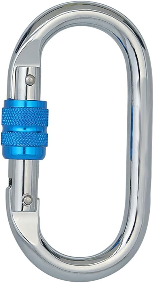 Heavy Duty Locking Climbing Carabiner Clip CE Rated 25 kN 5600 LB Rugged - Image 3