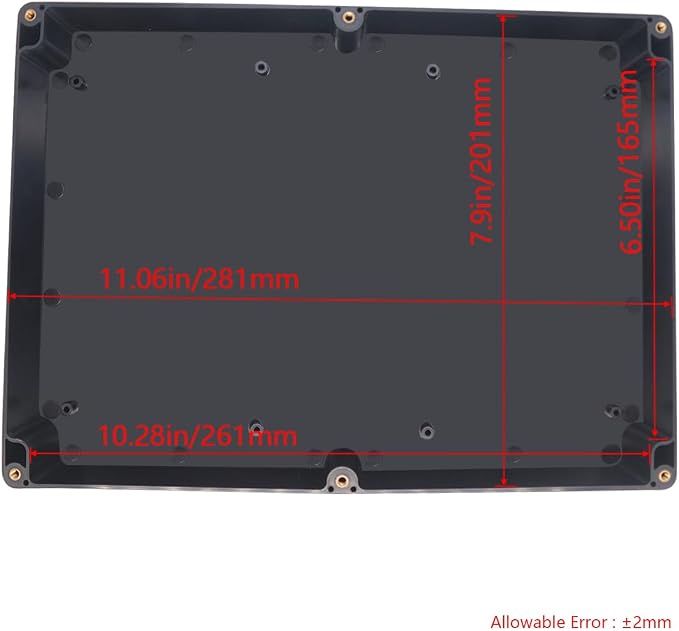 Project Box IP65 Waterproof Junction Box ABS Plastic Black Electrical Boxes DIY - Image 3