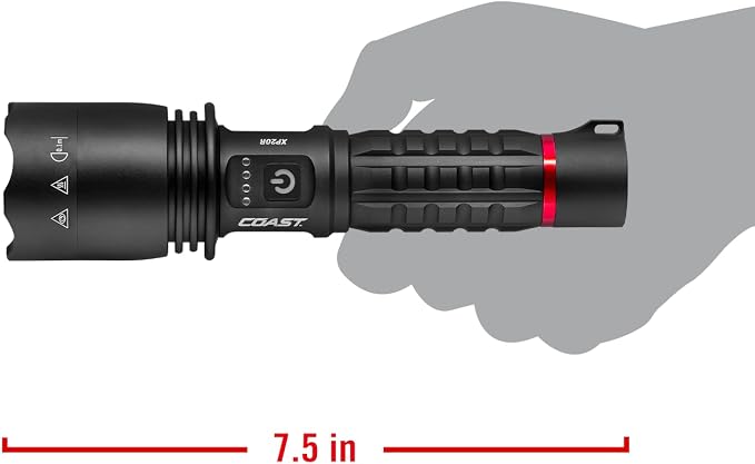 Coast XP20R 4000 Lumen USB-C Rechargeable LED Flashlight - Image 11
