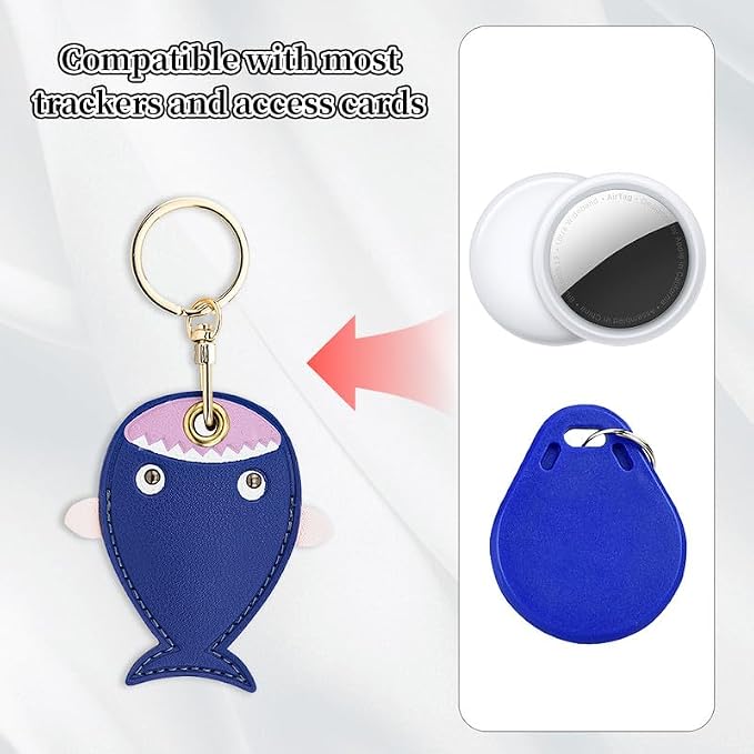 Leather Keychain Case Holder Compatible - Image 4