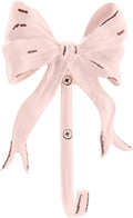 Pink Bow Hook Room Decor, Cute Coquette Bow Knot Wall Hooks Sweet Multi-Purpose by Unknown