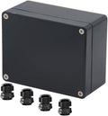 Project Box ABS Black Electrical Boxes IP65 Outdoor Waterproof Box Electronic by Raculety