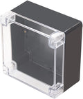 Project Box IP65 Waterproof Junction Box ABS Plastic Black Electrical Boxes DIY by Otdorpatio