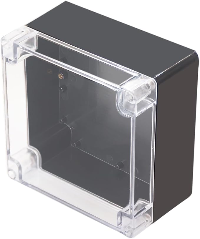Project Box IP65 Waterproof Junction Box ABS Plastic Black Electrical Boxes DIY by Otdorpatio