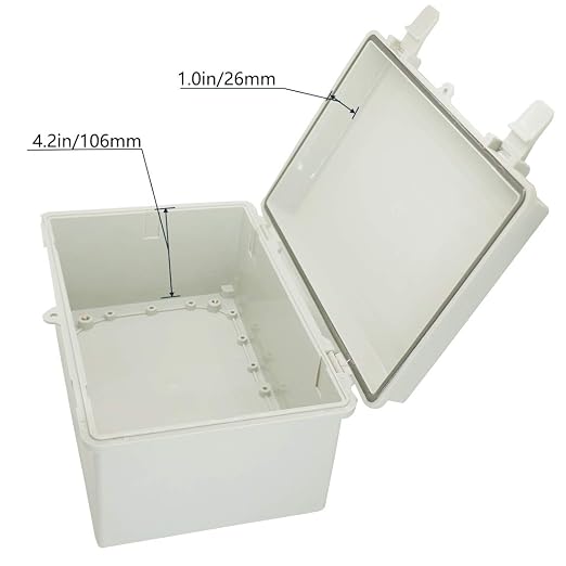 Zulkit Junction Box ABS Plastic Dustproof Waterproof IP65 Electrical Boxes - Image 4