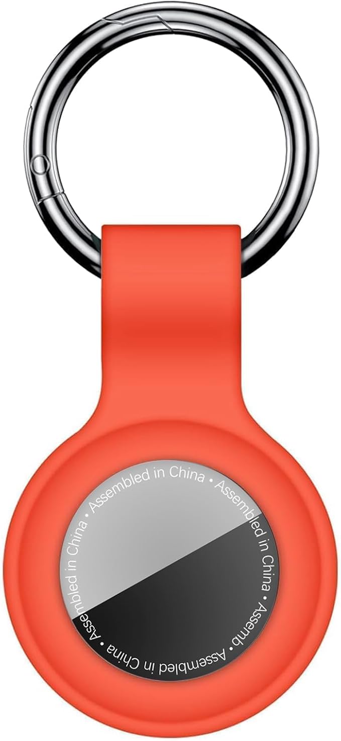 Linsaner Case for AirTag 2nd Gen & 1st Gen, Silicone Holder Keychain Key Ring by Linsaner