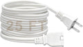 25 FT 2 Prong Extension Cord, 18AWG SPT-2 Indoor Male to Female Power Cord ETL by Gutedeal