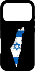 Israel National Flag Distressed Map Case by Unknown