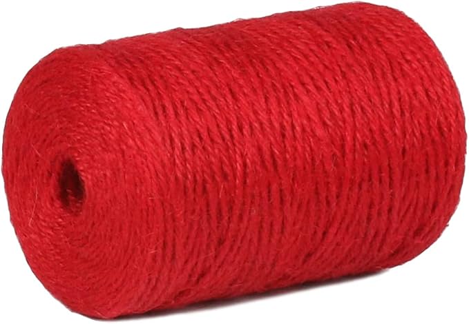 PerkHomy Natural Jute Twine 600 Feet Long Colored Twine Rope - Image 3