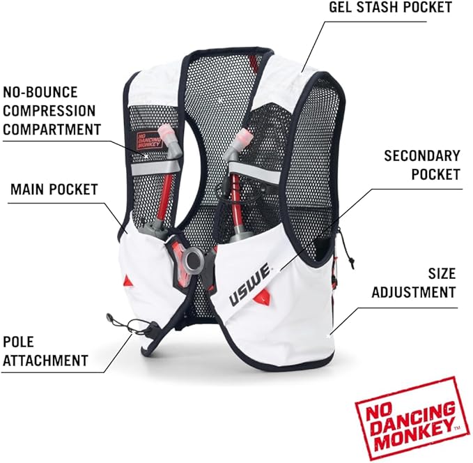 USWE Pace - Running Vest Hydration Pack - Image 4