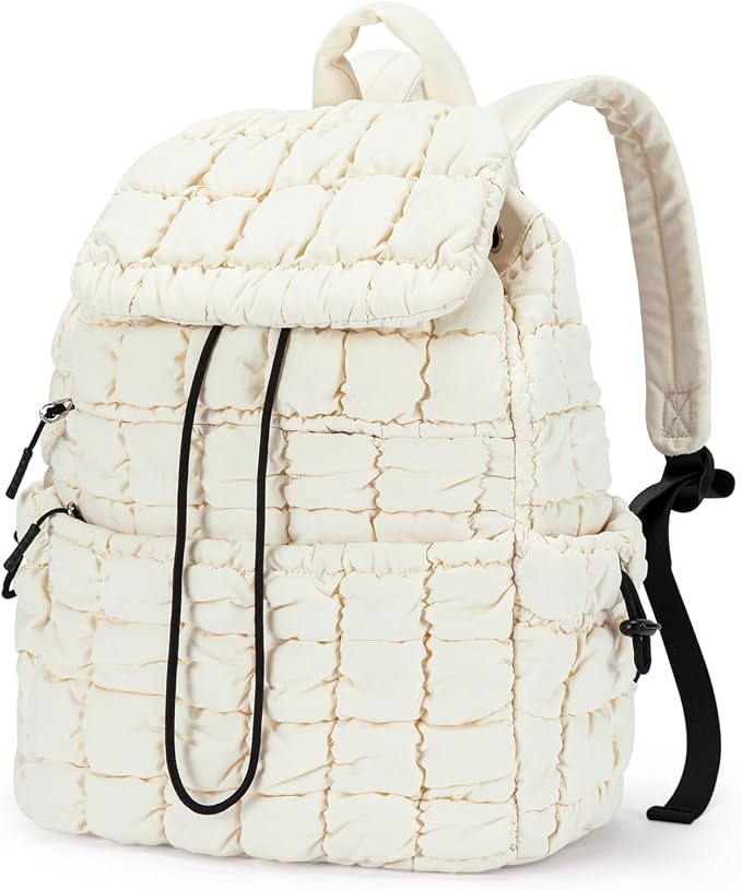 CLUCI Puffy Quilted Backpack Purse by CLUCI