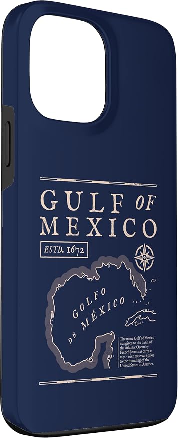 Gulf of Mexico 1672 Historic Map Case - Image 3