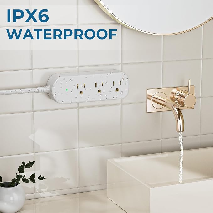 Outdoor Power Strip Weatherproof, IPX6 Waterproof Surge Protector - Image 6