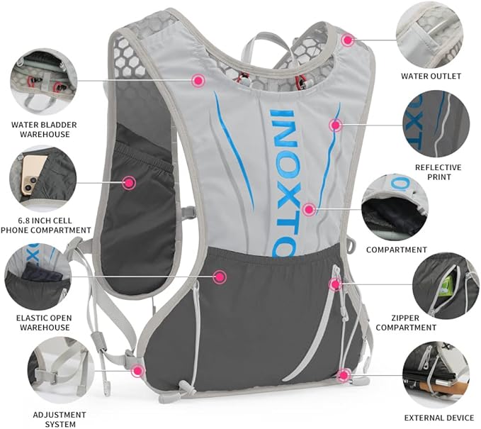 IX INOXTO Running Hydration Vest - Image 3