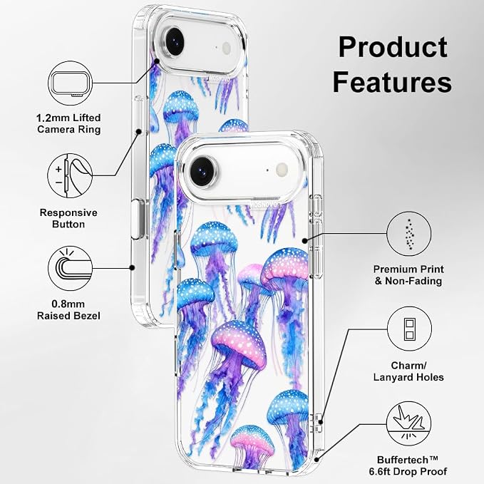 MOSNOVO for iPhone Air Case, Shockproof Military-Grade Protection 6.6ft Drop - Image 7