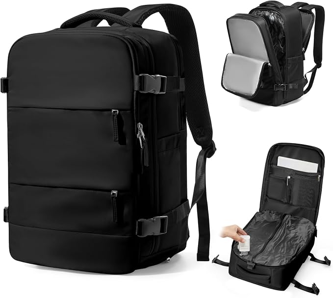 Vacuum Backpack Travel with Pump, Large Travel Backpack with Vacuum System by WEPLAN