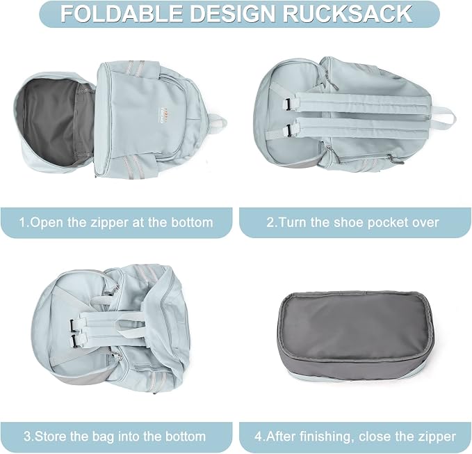 coofay Gym Backpack For Women Waterproof Backpack - Image 7