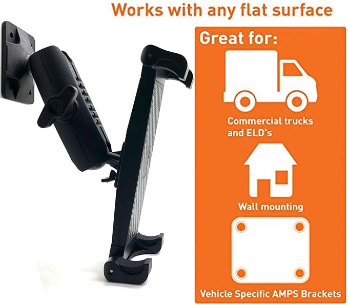 Heavy Duty Tablet GPS Smartphone AMPS Drill Base Dash ELD Mount - Image 4
