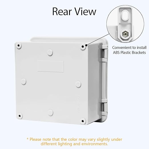 Junction Box, ABS Plastic IP65 Waterproof Dustproof Universal Electrical - Image 6