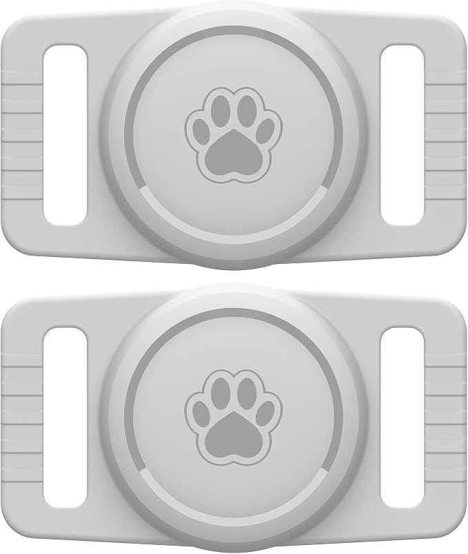 GOCII for Airtag Dog Collar Holder 2 Pack, Waterproof Dog Collar Holder for by GOCII