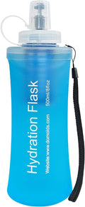 GUYI 500ml Collapsible Water Filter Bottle, Removes Impurities, BPA Free by GUYI