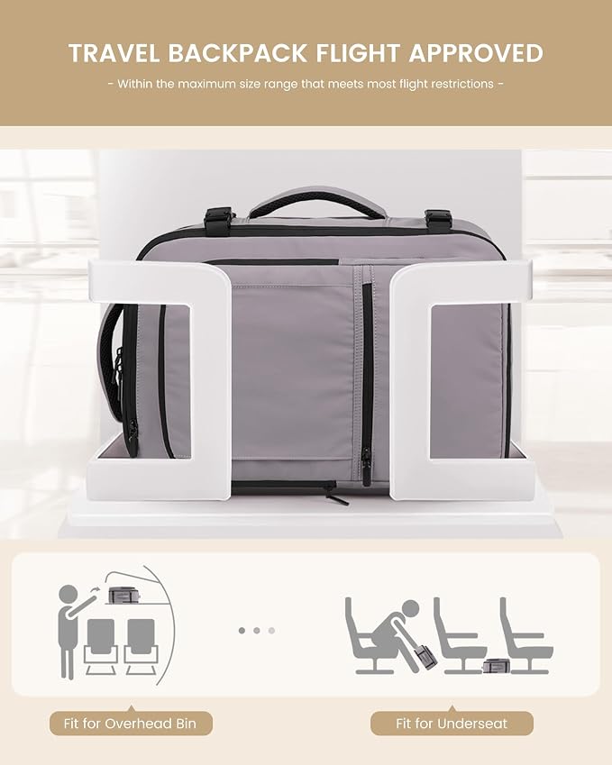 LOVEVOOK Travel Backpack for Women & Men, 50L Large Carry On Backpack Airline - Image 5