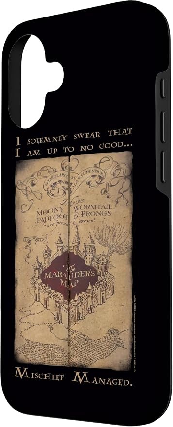 iPhone 16 Harry Potter Marauder's Map Words Case - Image 2