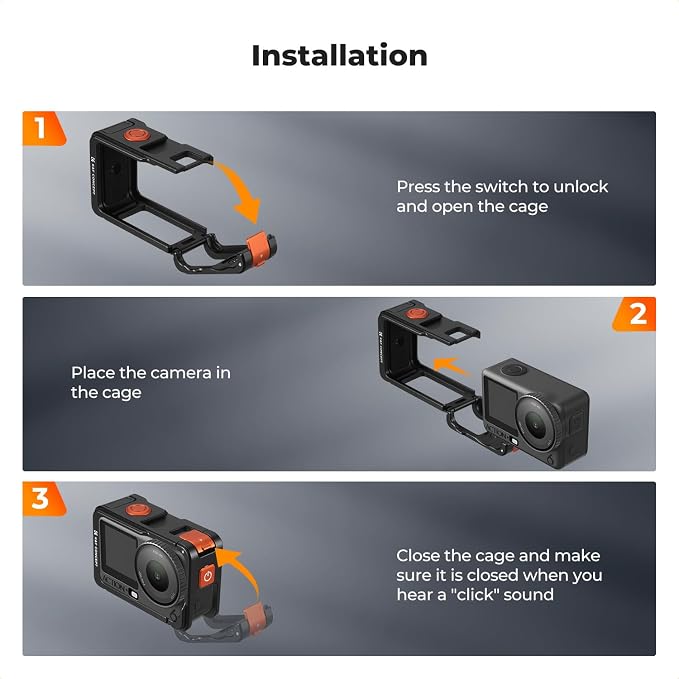 K&F CONCEPT Aluminum Alloy Camera Cage Compatible - Image 8