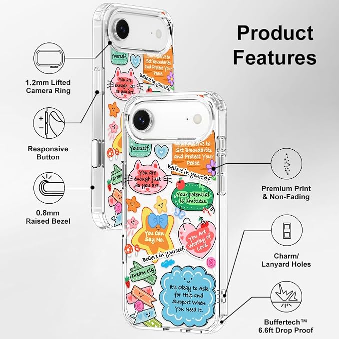 MOSNOVO for iPhone Air Case, Shockproof Military-Grade Protection 6.6ft Drop - Image 7