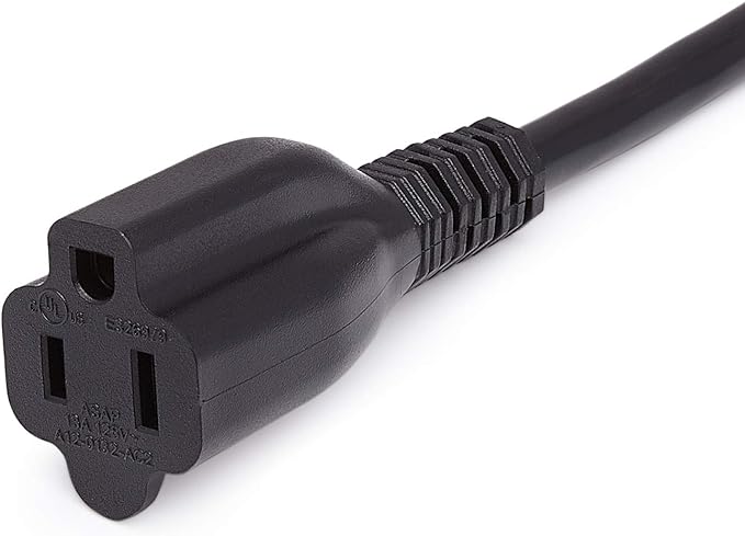 Amazon Basics Extension Cord, 10 Ft, 3 Prong Outlet Extender, 13 Amps - Image 3