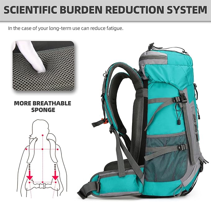 King'sGuard 60L Hiking Backpack - Image 2