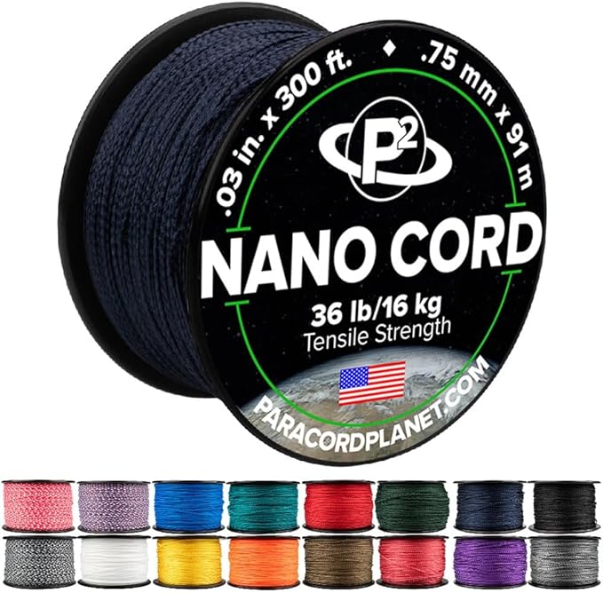 Paracord Planet Nano Cord –Lightweight Nylon Nano Paracord – Great by ParacordPlanet