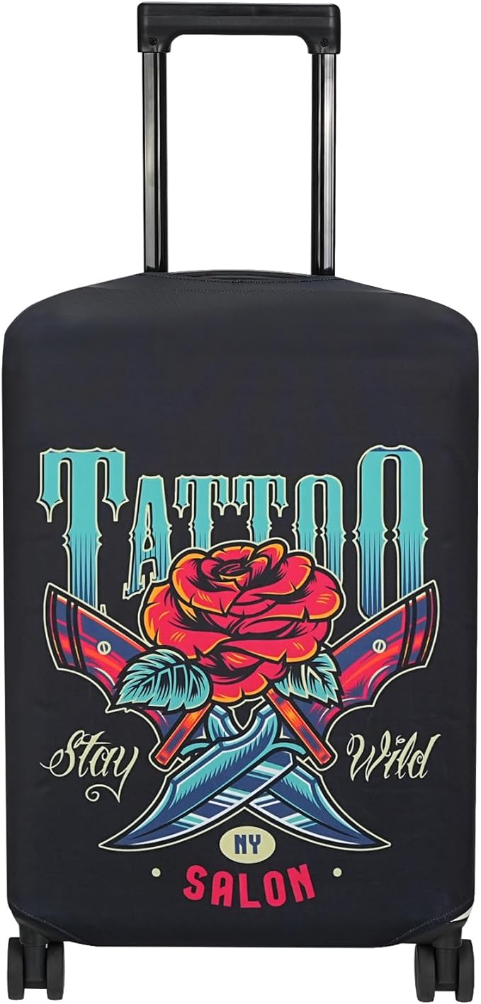 Explore Land Travel Luggage Cover Suitcase Protector Fits 18-22 Inch Case by ExploreLand