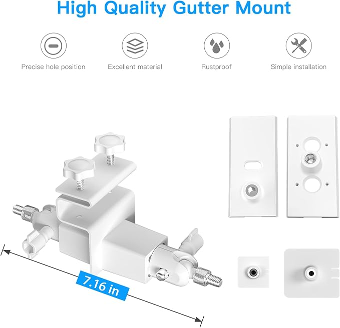 HOLACA 2-in-1 Weatherproof Gutter Mount - Image 6